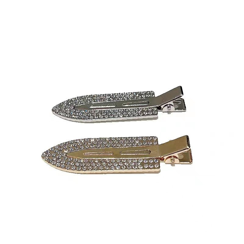 Wholesale alloy rhinestone seamless surfboard duckbill headdress clip hairpin